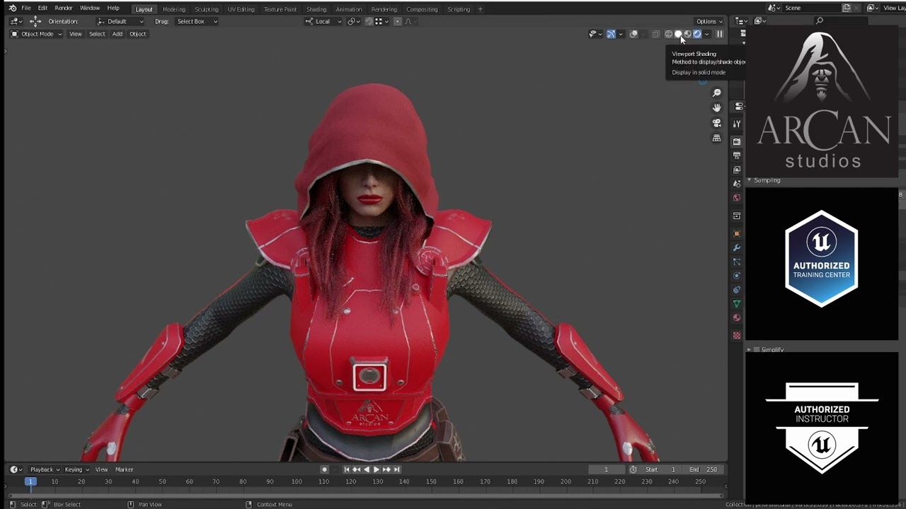 Dise&ntilde;o de pelo en blender para videojuegos.