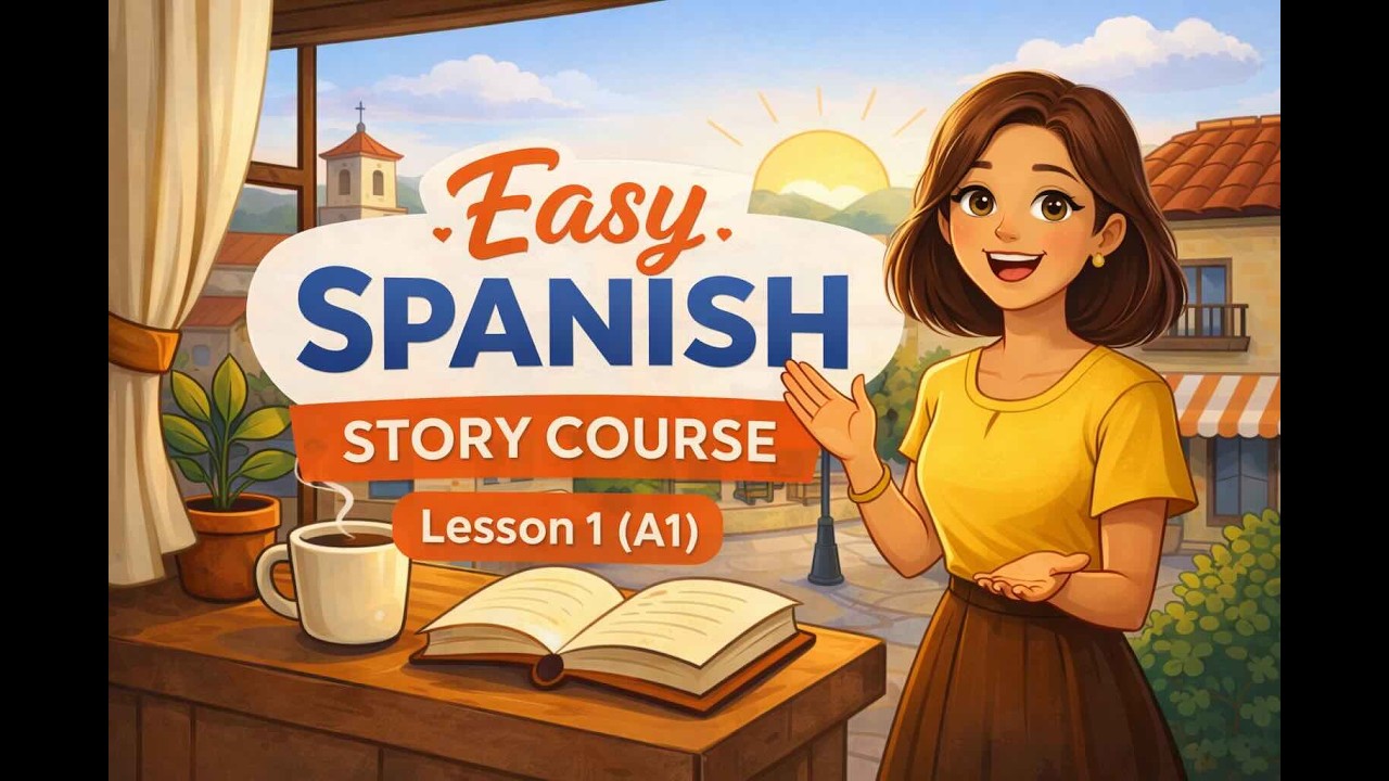 Una mañana normal en España 🇪🇸  | Easy Spanish Story Course | Lesson 1 (A1 Listening)