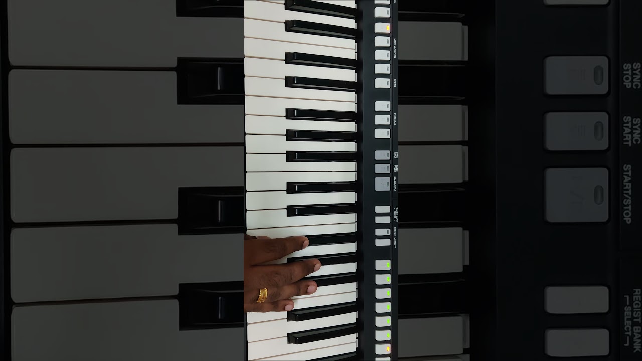 PUDHU KAVITHAI BGM KEYBOARD NOTES #ilayaraja #rajnikanth #pudhukavithai #evergreenhits #shorts