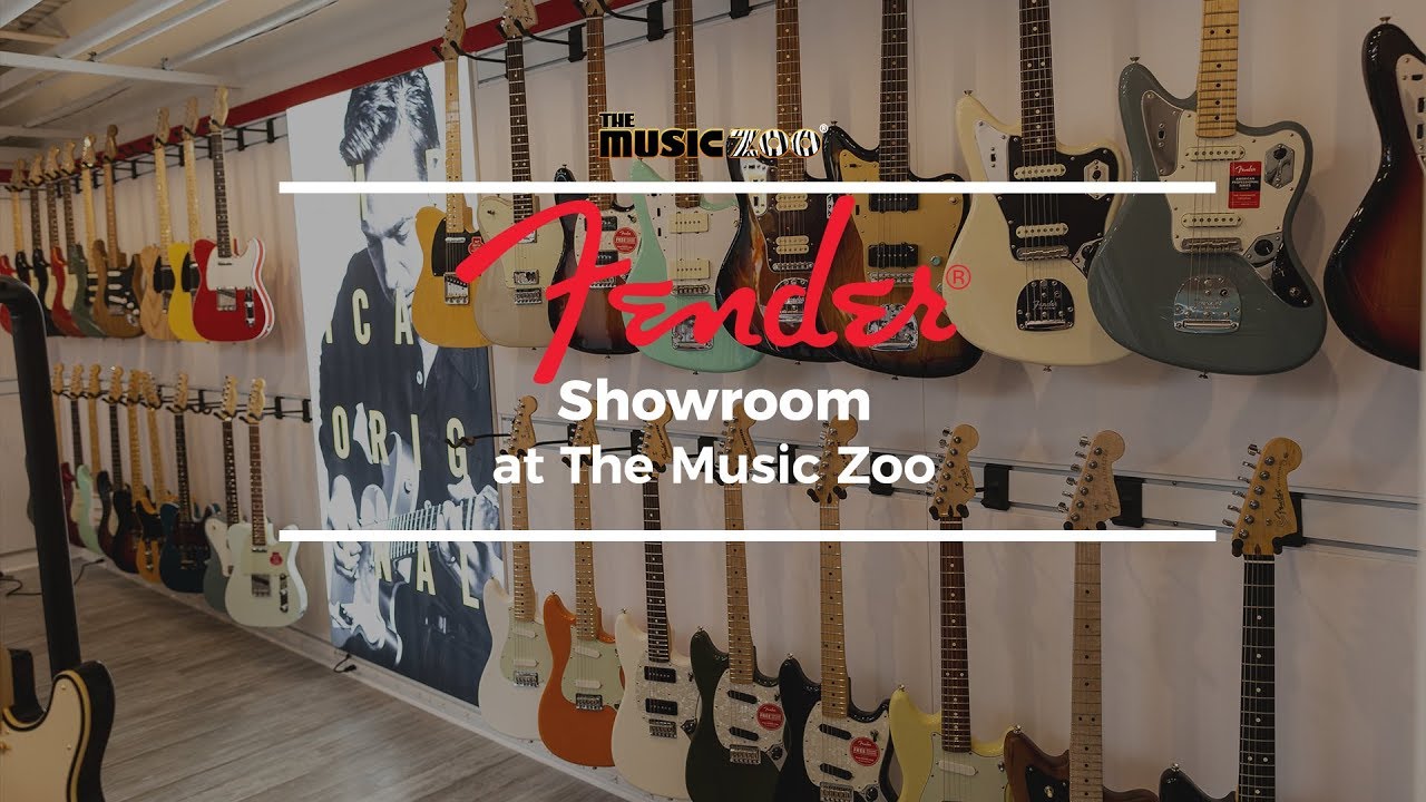 The Fender Showroom at The Music Zoo