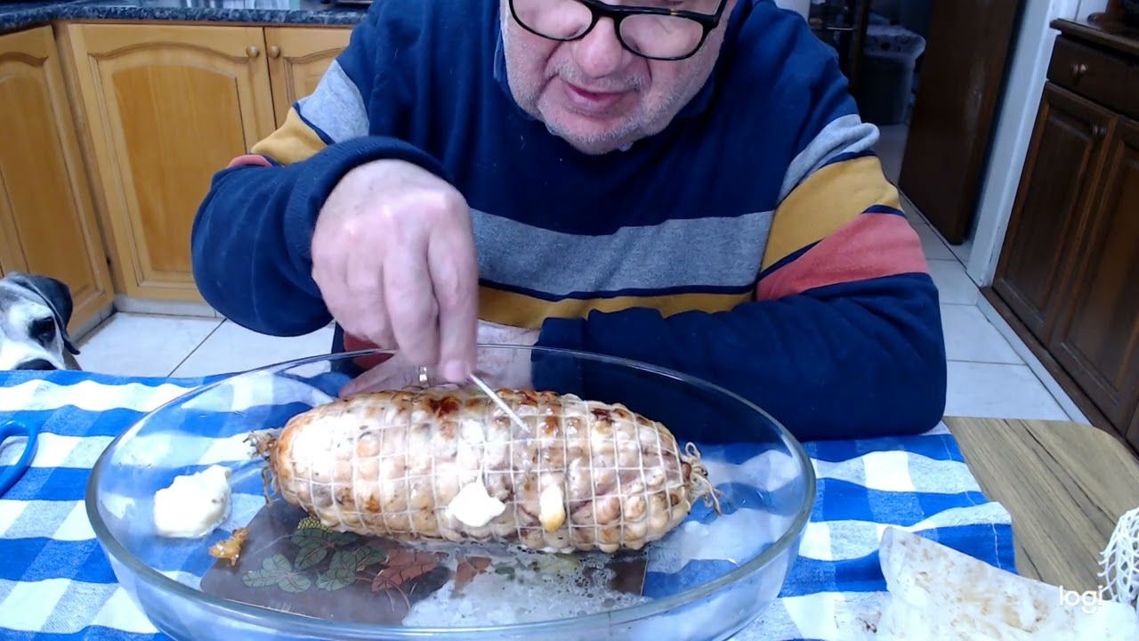 Как приготовить мой куриный рулет без костей, шеф-повар Андрос дома.