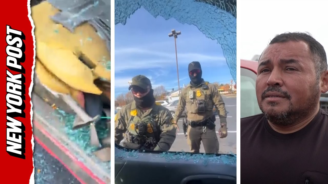 Агенты ICE разбили окно грузовика в ходе иммиграционной проверки в Шарлотте