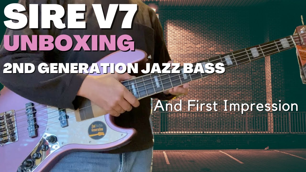 Sire 2nd Generation V7 5 String Jazz Bass Unboxing