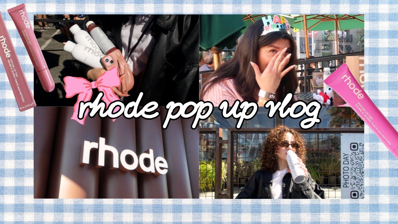 Come with us to the Rhode pop up (we waited 6 hours)