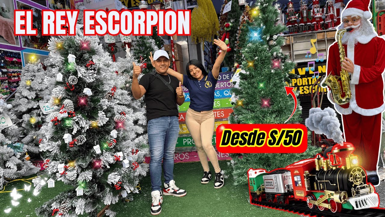NO VAS A CREER esto: 🤯 El Grinch, Trenes y Árboles a S/ 50 en Centro de Lima | Tour El Rey Escorpión