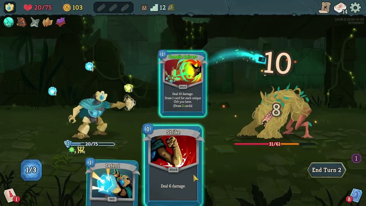 Slay The Spire 2 - The Defect Clear