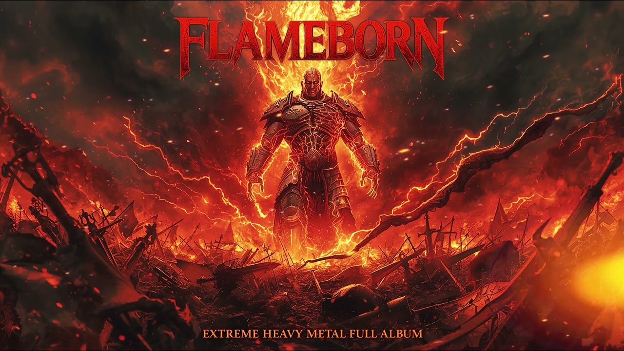 FLAMEBORN &ndash; Extreme Heavy Metal Full Album  Fast Aggressive Epic War Metal with Intense Screams