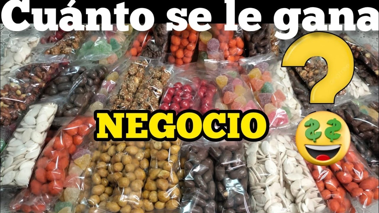 COMPRE ✅ $918 de dulces Y MIREN 😳 cu&aacute;nto GANE 😱 VENDIENDO dulces en bolsitas de 10 pesos  💸💰 #ventas