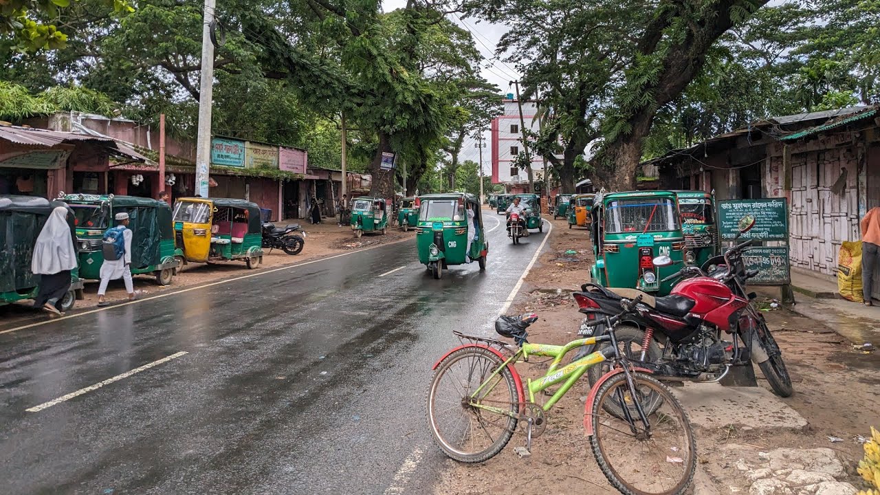 4K walking around Lichubagan, Chandraghona is a town on the Karnaphuli River Chittagong Bangladesh
