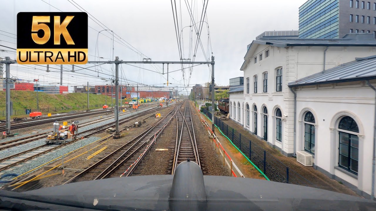 [5K] Spotter & Railcam: Utrecht - Enschede CABVIEW HOLLAND ICM 8mei 2021