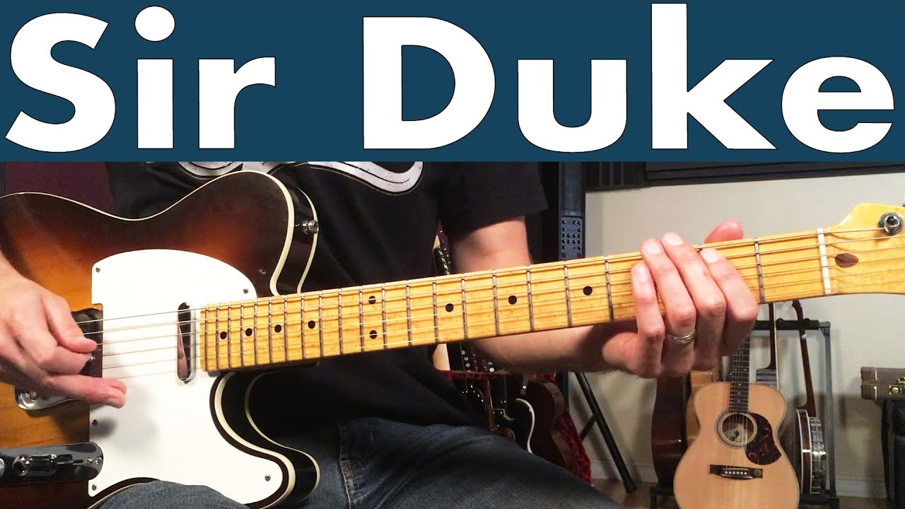 How To Play Sir Duke On Guitar | Stevie Wonder Guitar Lesson + Tutorial