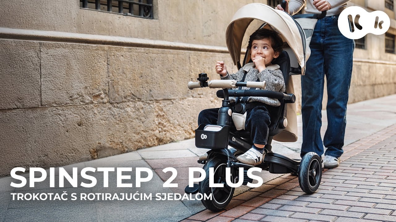 Kinderkraft SPINSTEP 2 PLUS – tricikl 6 u 1 | sjedalo 360°