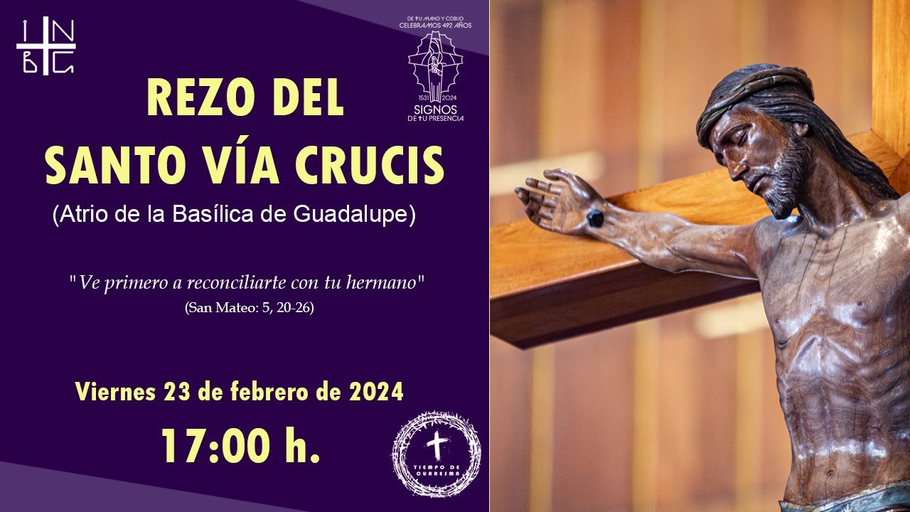 Rezo del Santo Vía Crucis, 23 de febrero del 2024, 17:00 h.