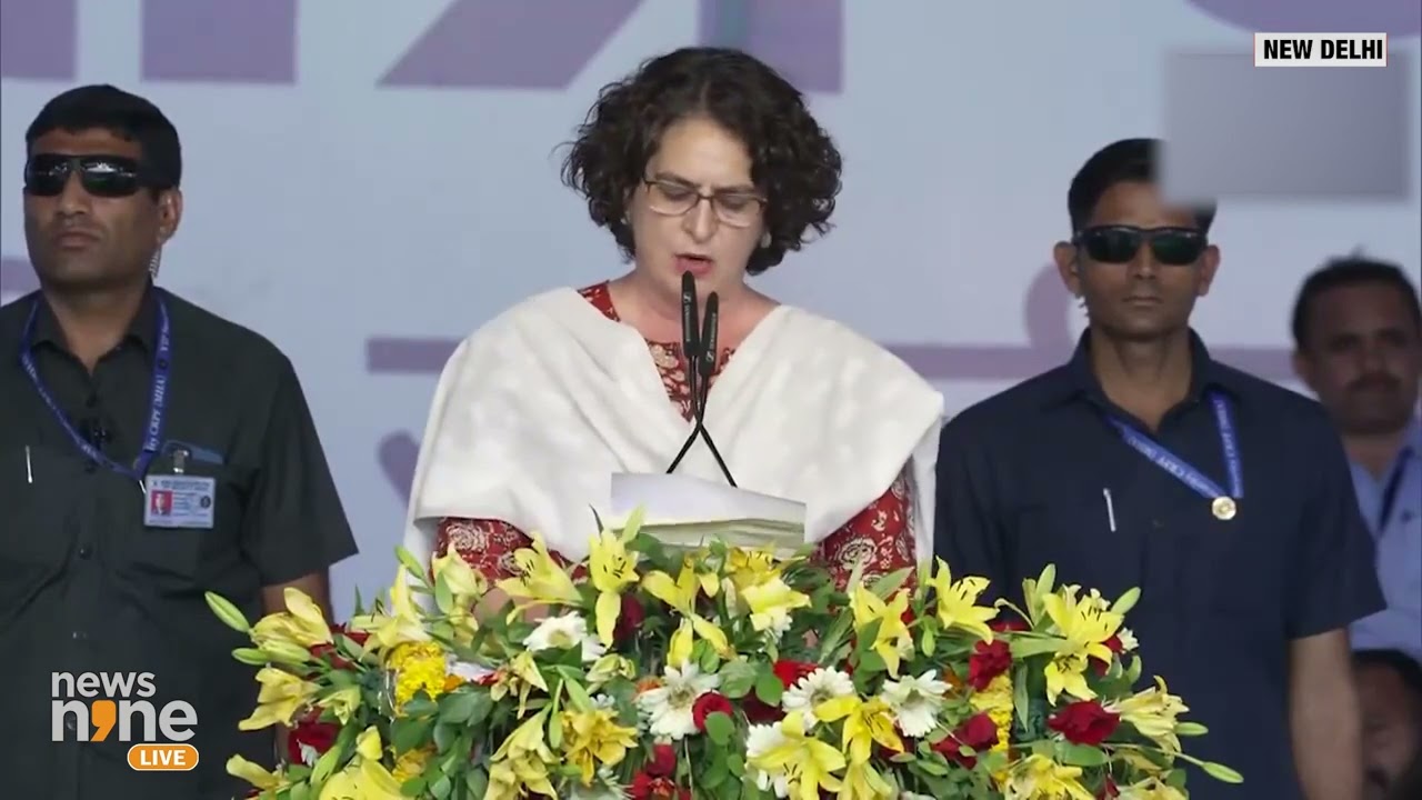 Priyanka Gandhi Vadra's Demands at Maha Rally: Fair Elections & Transparency | Ramlila Maidan, Delhi