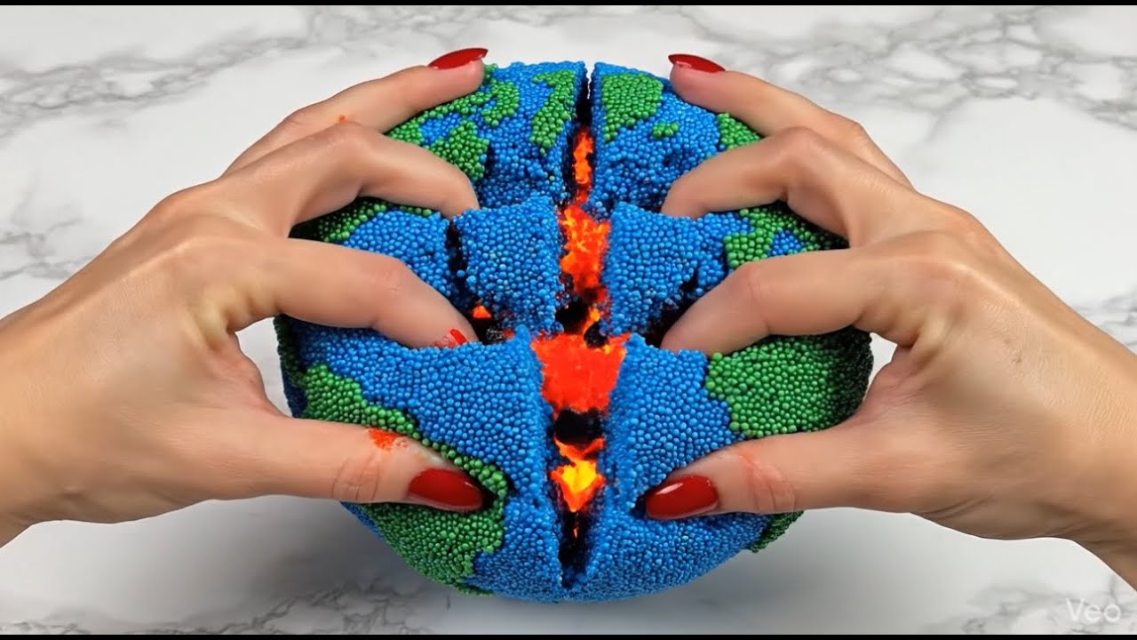 Which Planet Would You Choose? 🌍🤲🏼 Oddly Satisfying Squeezing & Crunching AI ASMR