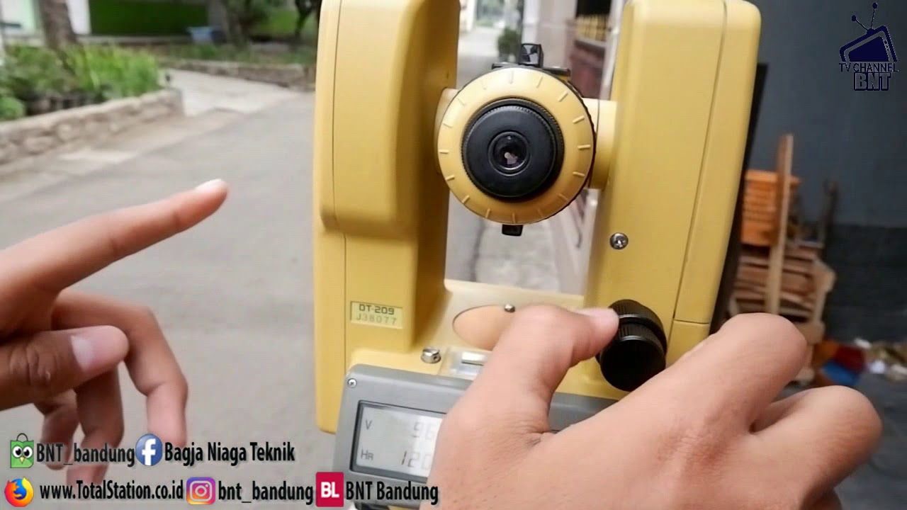 [TUTORIAL] Penggunaan Dasar Digital Theodolite Topcon 205L