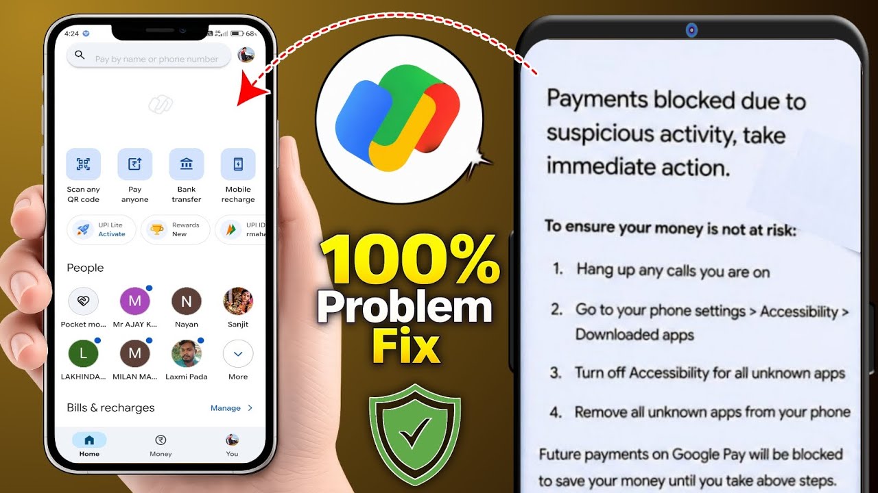 Google Pay Payment Blocked Problem | How to Fix GPay Payment Blocked Due to Suspicious Activity 2026