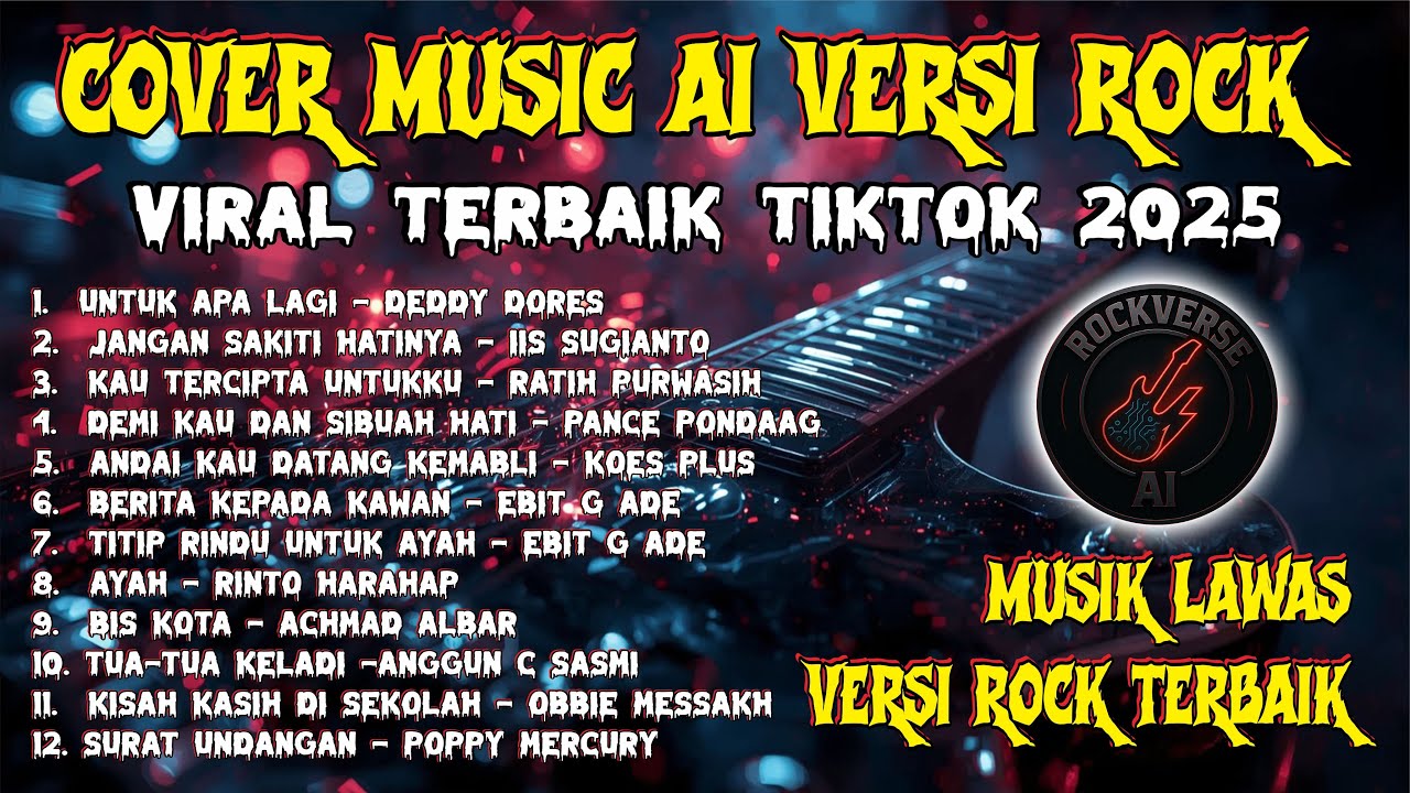 Musik Lawas Versi Rock AI Vol1 &mdash; Bikin Merinding! | Cover Lagu Nostalgia Paling Gahar 2025