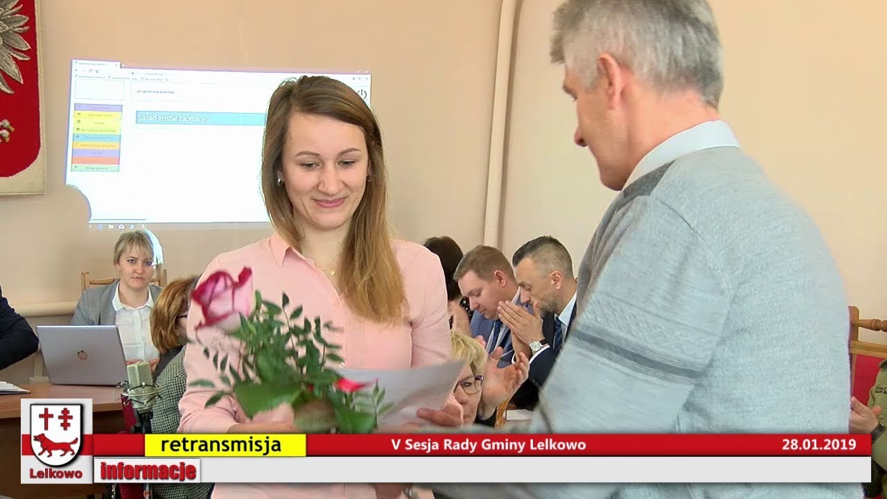V Sesja Rady Gminy Lelkowo 28.01.2019 (retransmisja)
