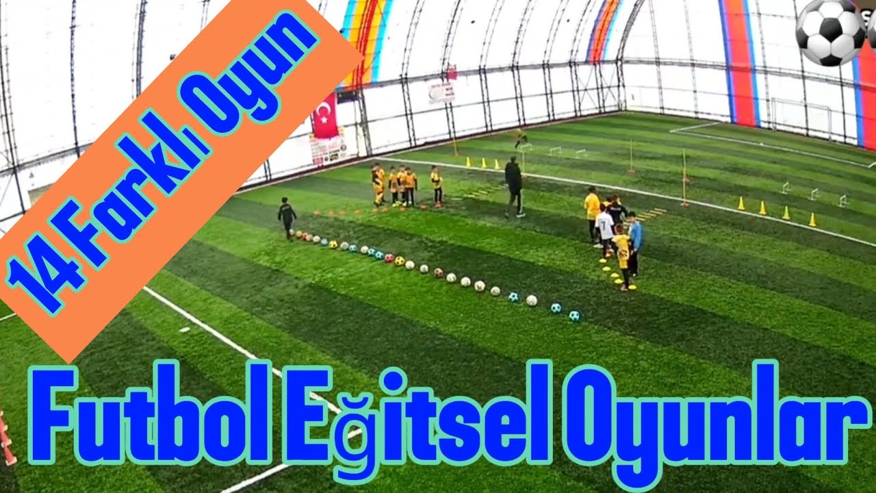 Futbol Eğitsel Oyunlar: Antrenman ve Gelişim İçin Eğlenceli Egzersizler | 14 Farklı Oyun  ⚽🎯
