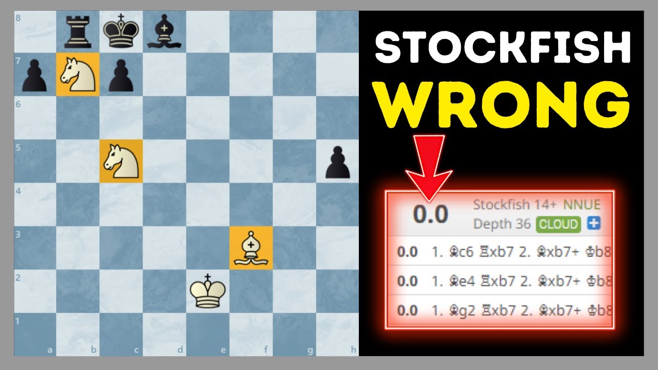 Stockfish не может решить эту шахматную головоломку 😮