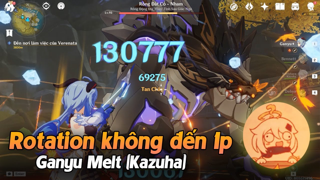 Ganyu Melt Combo Rotation - AbyssBruh