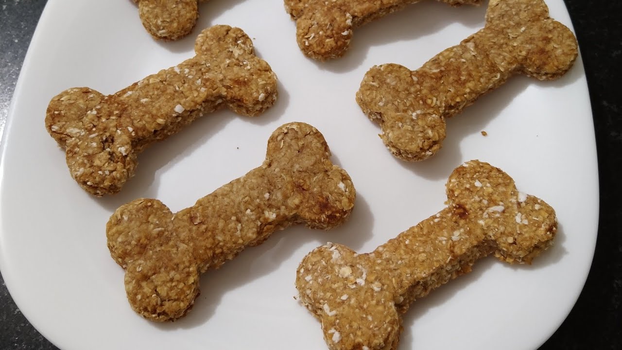 Biscoito de Banana e Aveia para Pet @kakamagalhaesoficial
