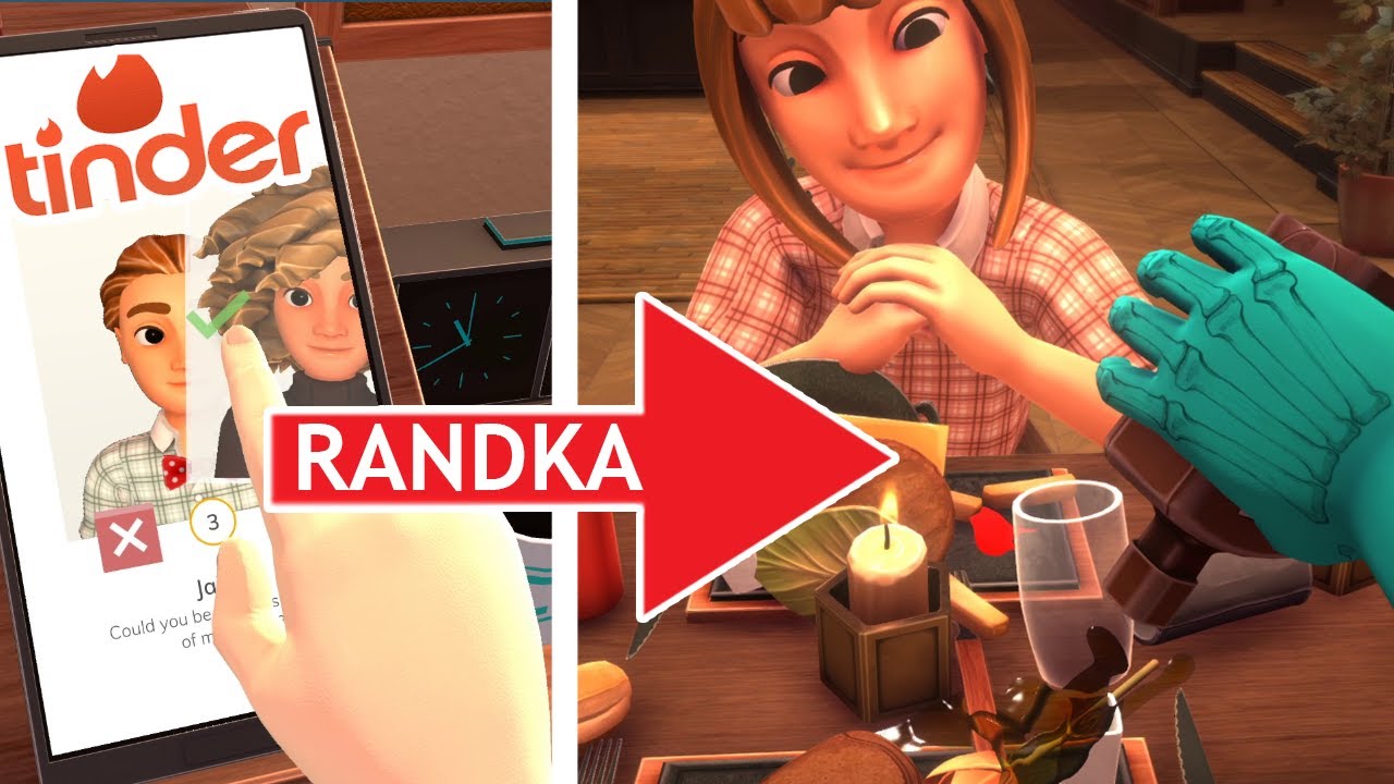 Symulator randkowania na Tinderze - Table Manners: Physics-Based Dating Game