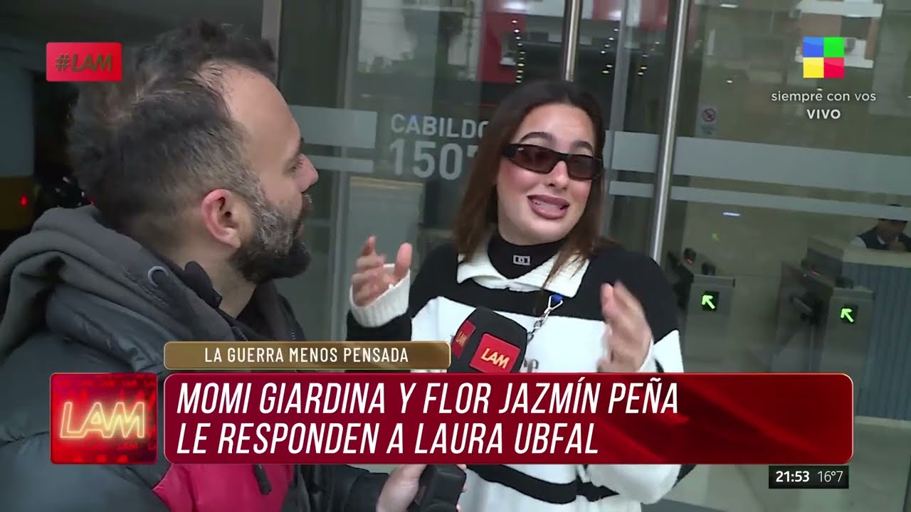 💥 MOMI GIARDINA y FLOR JAZMÍN PEÑA le responden a LAURA UBFAL