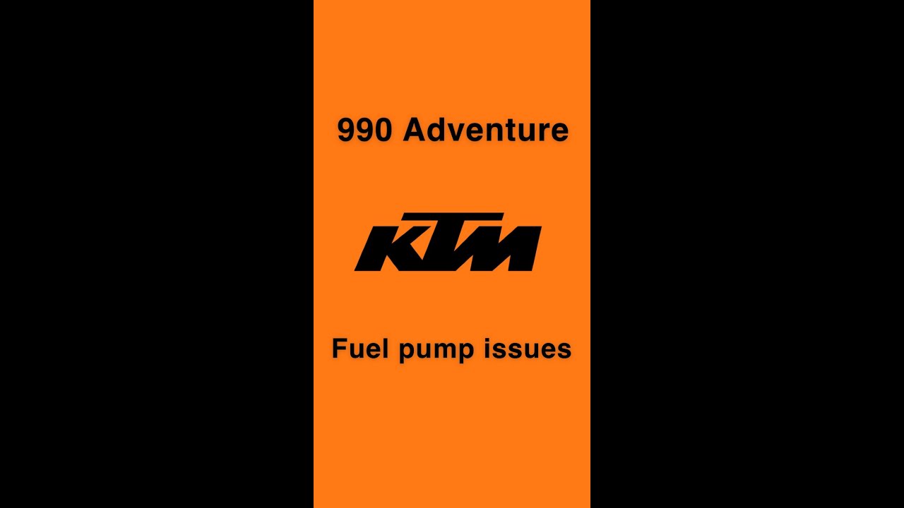 Ktm 990 Adventure starting issues
