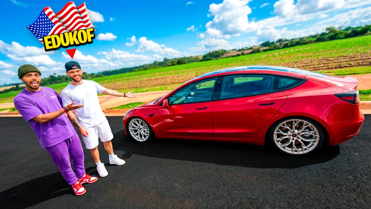 ELE VEIO DOS ESTADOS UNIDOS PRA ME AJUDAR COM TESLA !