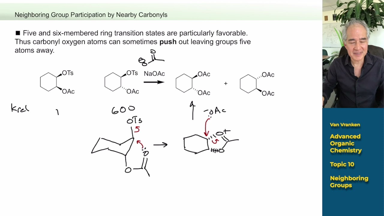 Advanced Organic Chemistry - Neighboring Group Participation