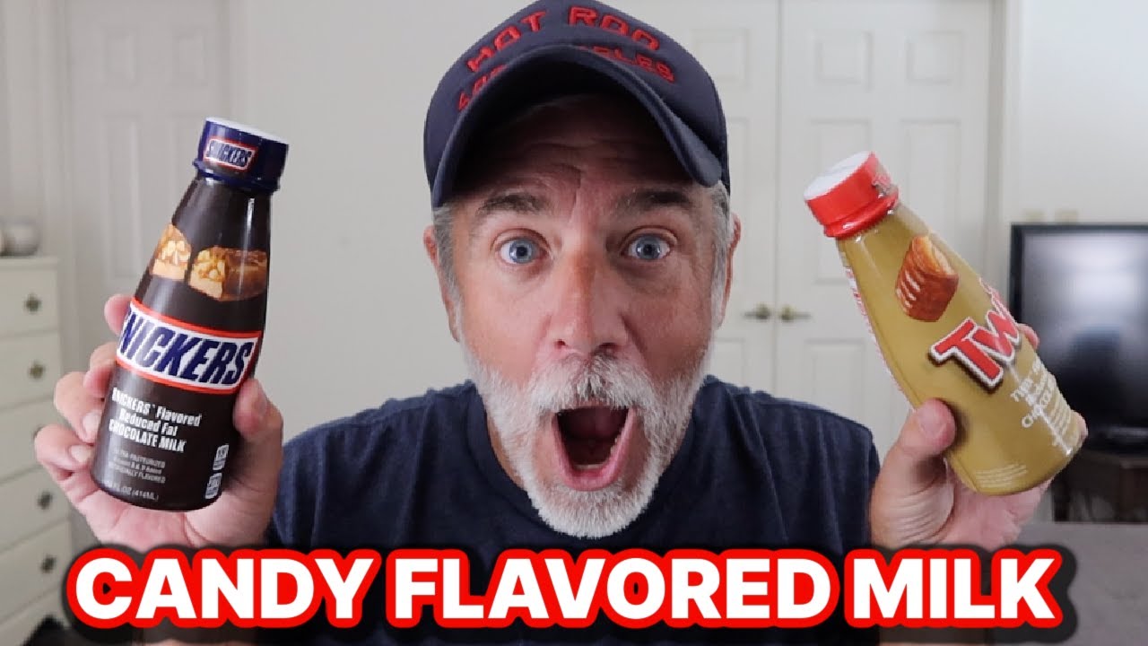 TRYING TWIX & SNICKERS FLAVORED CHOCOLATE MILK!