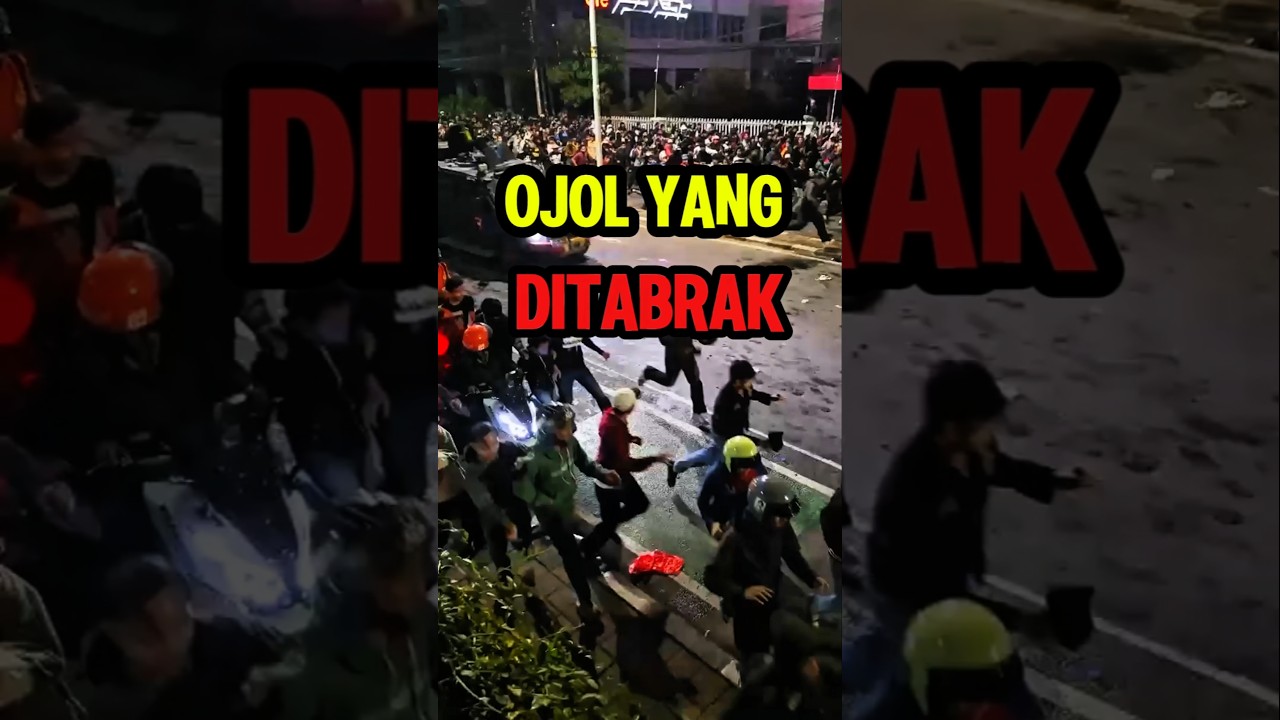VIDEO JELAS OJOL YANG DITABR*K MOBIL BRIMOB SAAT DEMO 28 AGUSTUS 2025 #shorts #demo #dpr