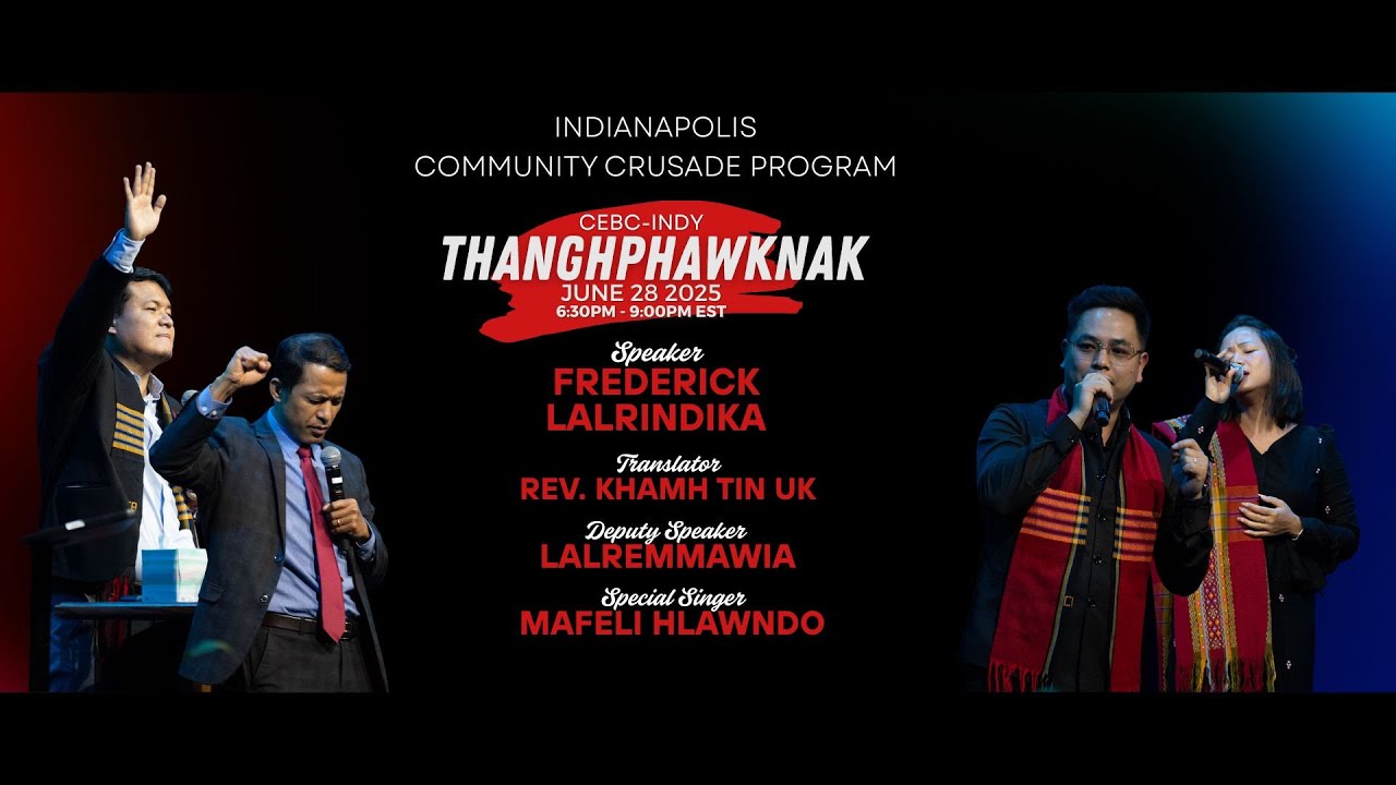 Indianapolis Community Crusade , June 28, 2025 (Speaker: Evan Frederick Lalrindika)