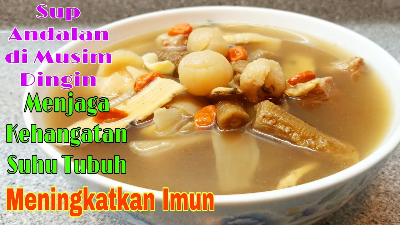 SUP MUSIM DINGIN ALA HONGKONG || SUP HONGKONG BABI & HERBAL CINA CHINESE SOUP RECIPES@humairaharyu