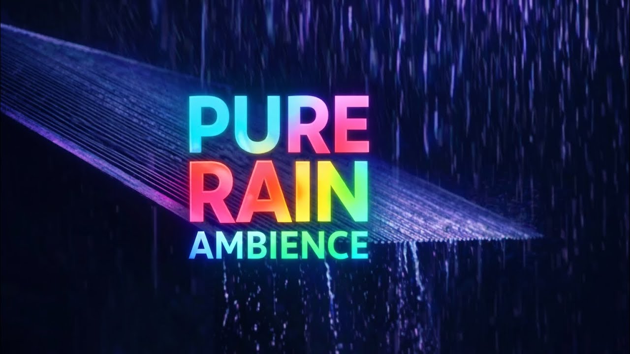 Rain Falling on Steel in the Dark | Relaxing Cinematic Rain Mood 🌧️