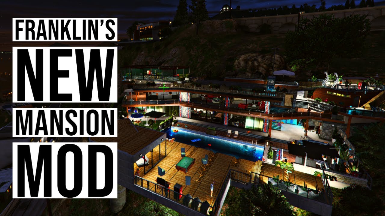 HOW TO INSTALL FRANKLIN'S MANSION HOUSE MOD GTA 5 2020 | Tutorial on Franklin's new mansion house