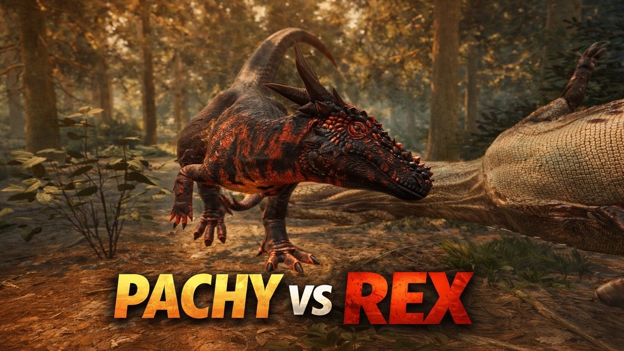 Pachy VS Rex - Path of Titans PvP