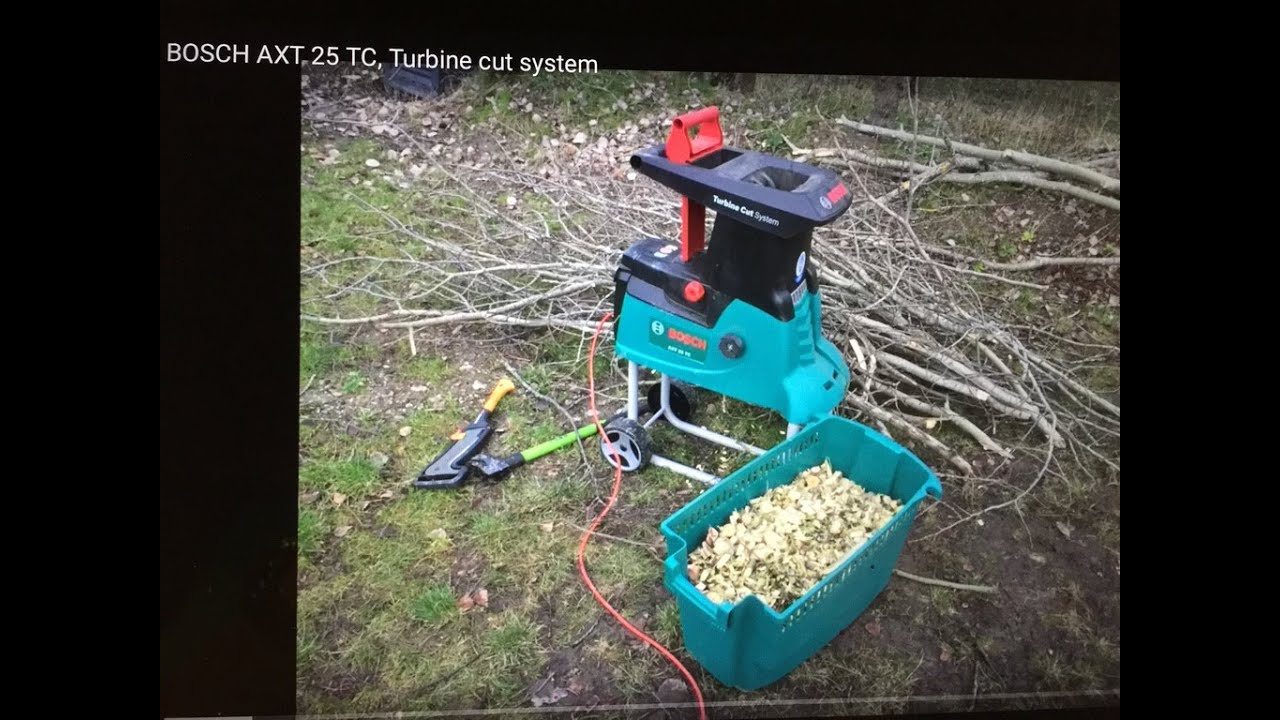#bosch BOSCH AXT 25 TC, Turbine cut system. بوش AXT 25 TC, Система турбинной резки, садовая мельница