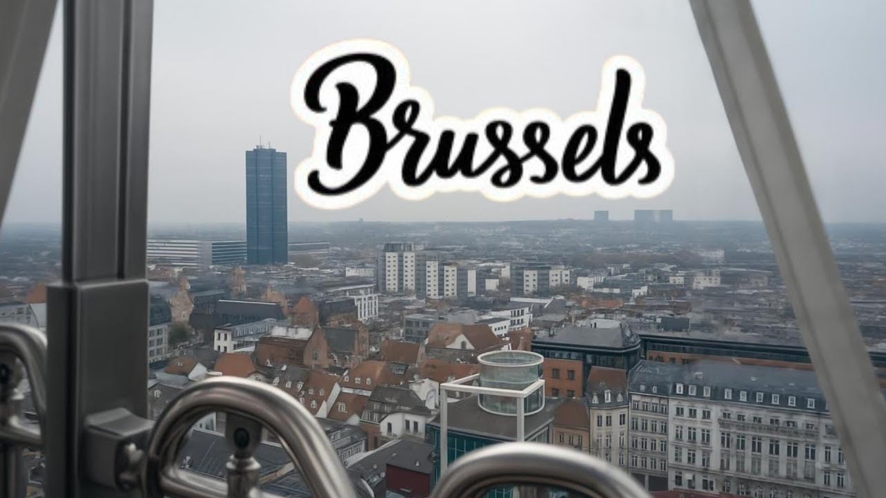 Brussels views🇧🇪/ The view Ferris Wheel!
