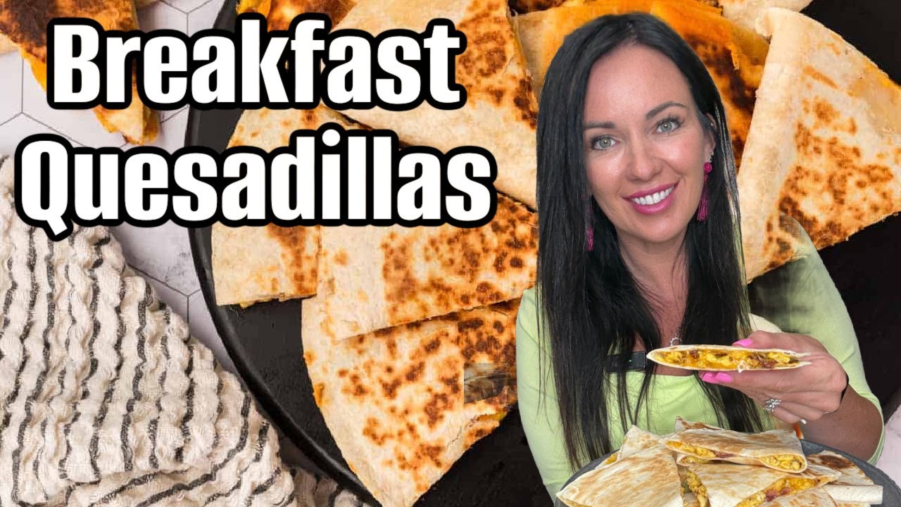 5-Minute Breakfast Quesadilla Recipe | Quick & Cheesy