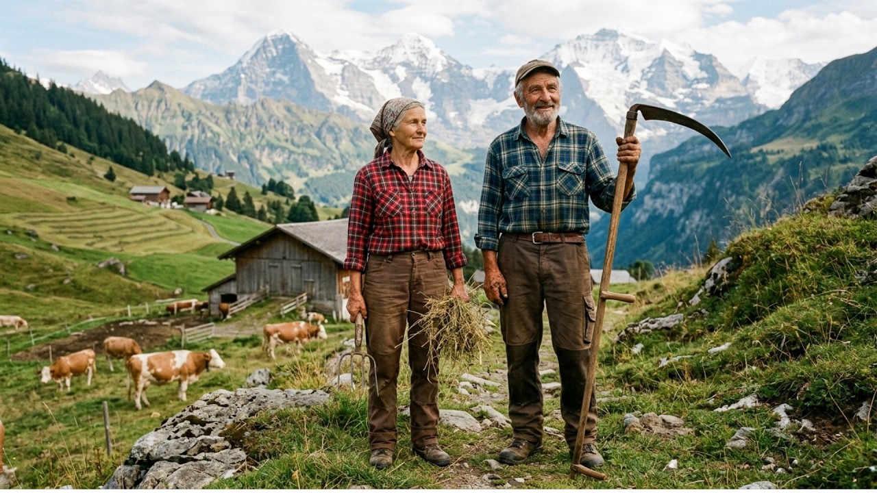 A Day in the Swiss Countryside – A Peaceful Life