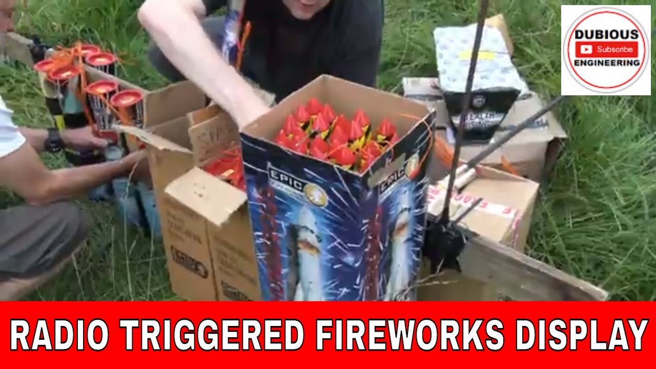 DuB-EnG: Professional FIREWORKS setup - behind the scenes and a home made diy rocket! Epic display!