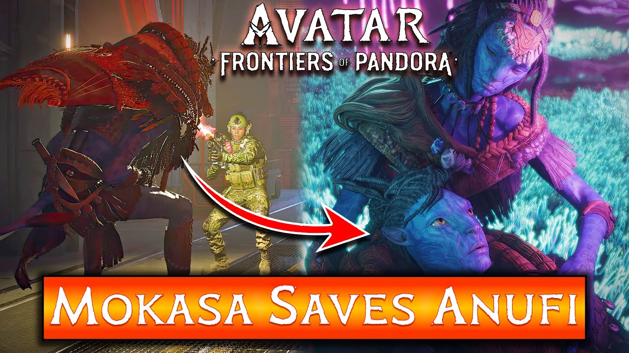 Avatar Frontiers of Pandora | Skybreaker Cutscene | Mokasa Saves Anufi & Dies