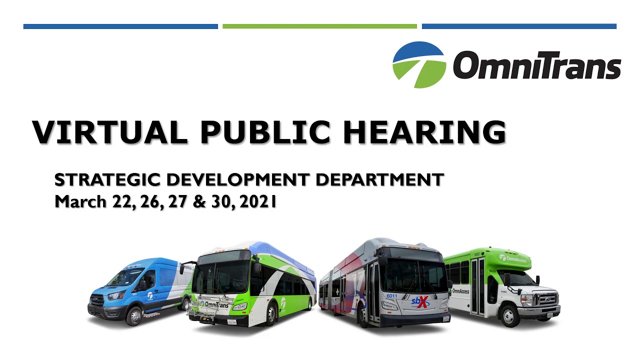 March 2021 Public Hearing Items