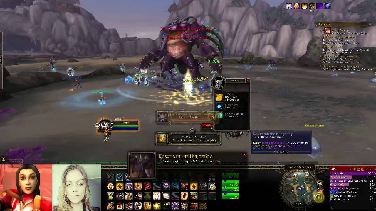 World Quest for Kosumoth.