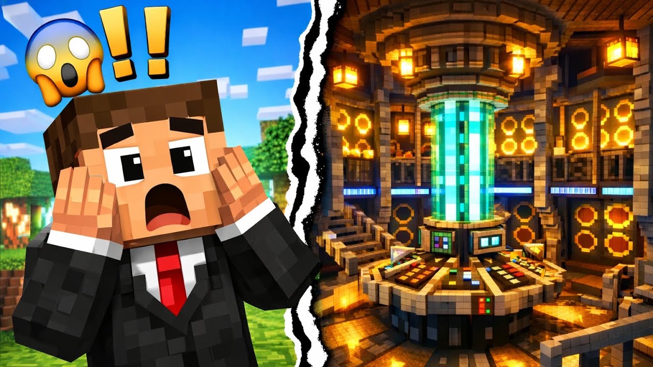 How to make a classic TARDIS console in Minecraft 