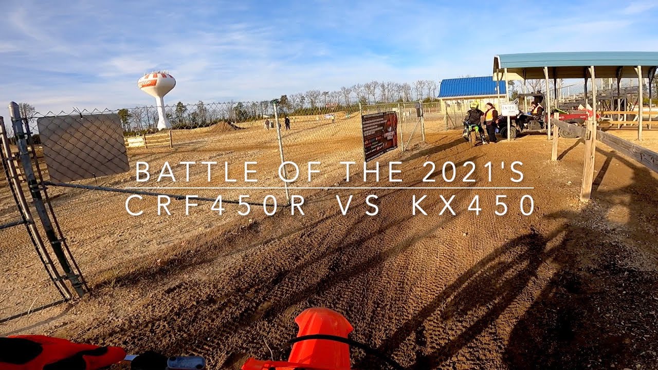 LAP 4 LAP: 2021 CRF450R vs 2021 KX450