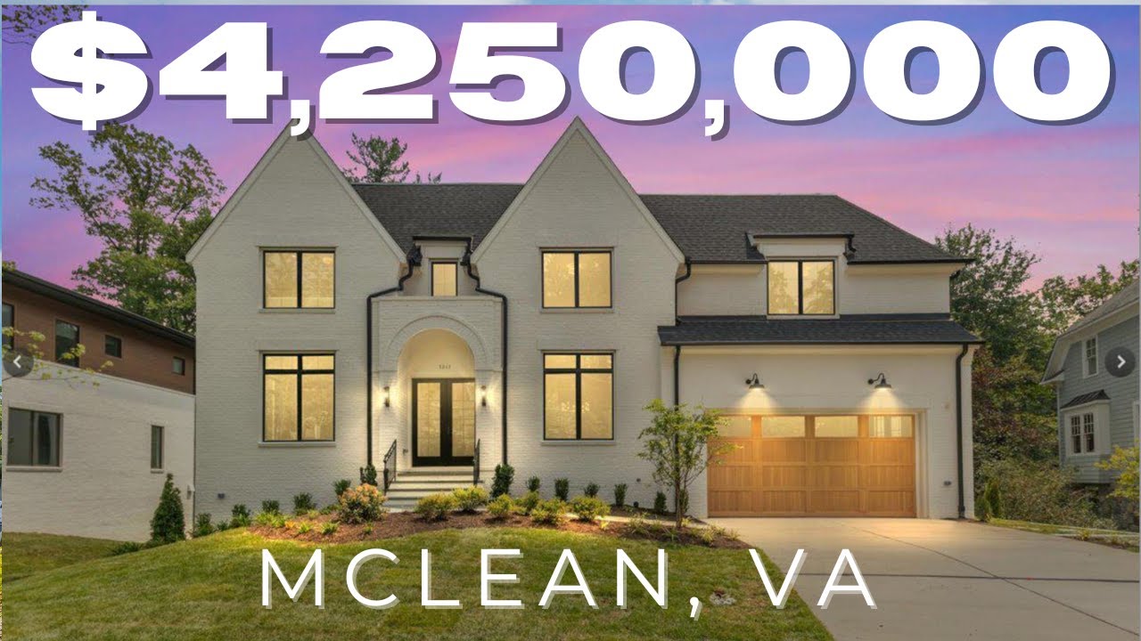 McLean, VA Luxury Home Tour: New Construction with Private Elevator & Sauna!